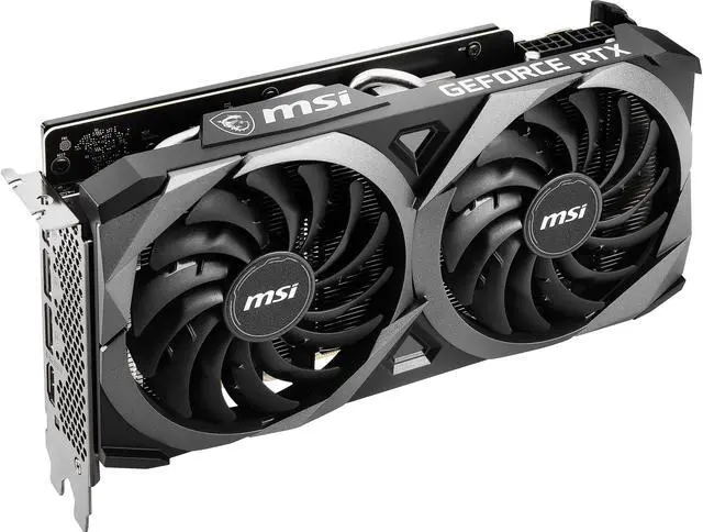 Alt view image 7 of 15 - MSI Ventus GeForce RTX 3070 8GB GDDR6 PCI Express 4.0 Graphics Card RTX 3070 VENTUS 2X