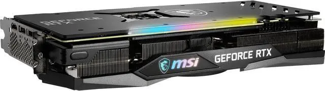 Alt view image 5 of 8 - MSI Gaming GeForce RTX 3060 Ti 8GB GDDR6 PCI Express 4.0 Graphics Card RTX 3060 Ti GAMING X TRIO