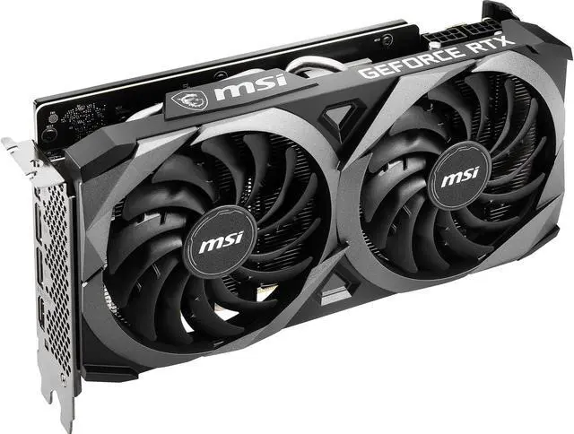 Alt view image 5 of 11 - MSI Ventus GeForce RTX 3060 Ti 8GB GDDR6 PCI Express 4.0 Graphics Card RTX 3060 Ti VENTUS 2X OC