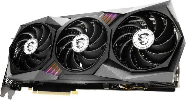 Alt view image 7 of 11 - MSI Gaming GeForce RTX 3060 12GB GDDR6 PCI Express 4.0 Graphics Card RTX 3060 Gaming X Trio 12G
