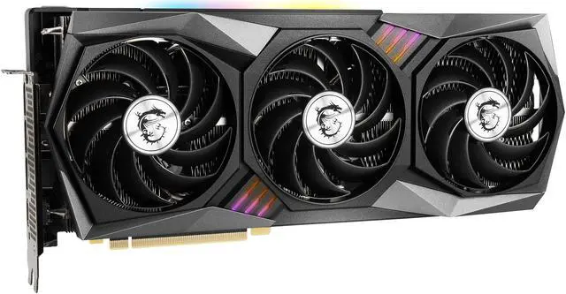 Alt view image 5 of 11 - MSI Gaming GeForce RTX 3060 12GB GDDR6 PCI Express 4.0 Graphics Card RTX 3060 Gaming X Trio 12G