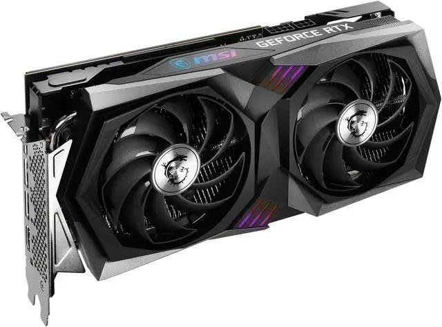 Alt view image 6 of 19 - MSI Gaming GeForce RTX 3060 12GB GDDR6 PCI Express 4.0 Graphics Card RTX 3060 Gaming X 12G