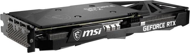 Alt view image 9 of 12 - MSI Ventus GeForce RTX 3060 12GB GDDR6 PCI Express 4.0 Graphics Card RTX 3060 Ventus 3X 12G OC