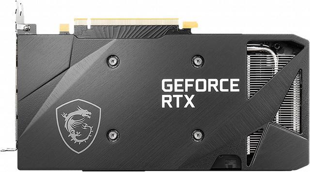 Alt view image 6 of 6 - MSI Ventus GeForce RTX 3060 12GB GDDR6 PCI Express 4.0 Graphics Card RTX 3060 VENTUS 2X 12G