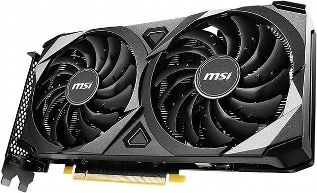 Alt view image 3 of 6 - MSI Ventus GeForce RTX 3060 12GB GDDR6 PCI Express 4.0 Graphics Card RTX 3060 VENTUS 2X 12G