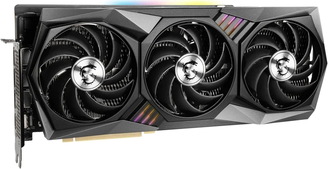 Alt view image 4 of 10 - MSI Gaming GeForce RTX 3080 10GB GDDR6X PCI Express 4.0 Graphics Card RTX 3080 Gaming Trio 10G
