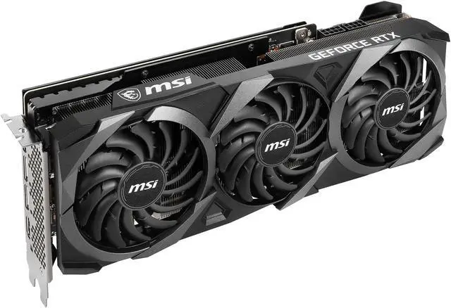 Alt view image 5 of 15 - MSI Ventus GeForce RTX 3080 Ti 12GB GDDR6X PCI Express 4.0 ATX Graphics Card RTX 3080 Ti Ventus 3X 12G OC
