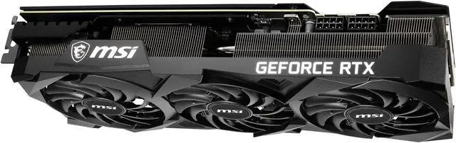 Alt view image 12 of 15 - MSI Ventus GeForce RTX 3080 Ti 12GB GDDR6X PCI Express 4.0 ATX Graphics Card RTX 3080 Ti Ventus 3X 12G OC