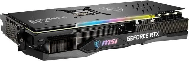 Alt view image 12 of 16 - MSI Gaming GeForce RTX 3080 Ti 12GB GDDR6X PCI Express 4.0 ATX Graphics Card RTX 3080 Ti GAMING TRIO 12G