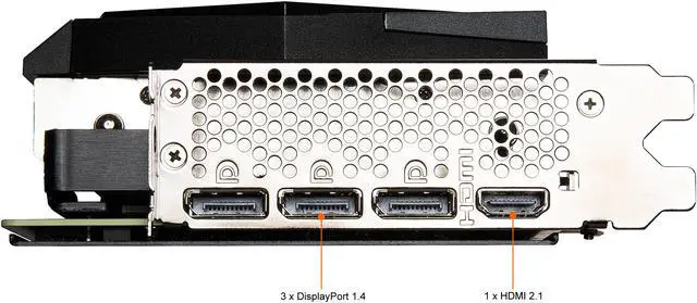 Alt view image 5 of 16 - MSI Gaming GeForce RTX 3080 Ti 12GB GDDR6X PCI Express 4.0 ATX Graphics Card RTX 3080 Ti GAMING TRIO 12G