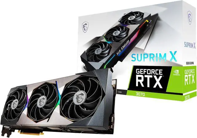 Alt view image 11 of 12 - MSI Suprim GeForce RTX 3070 8GB GDDR6 PCI Express 4.0 Graphics Card RTX 3070 Suprim X 8G LHR