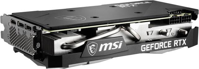 Alt view image 12 of 15 - MSI Ventus GeForce RTX 3070 8GB GDDR6 PCI Express 4.0 Graphics Card RTX 3070 Ventus 2X 8G OC LHR