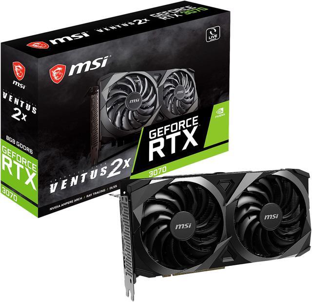 Alt view image 15 of 15 - MSI Ventus GeForce RTX 3070 8GB GDDR6 PCI Express 4.0 Graphics Card RTX 3070 Ventus 2X 8G OC LHR