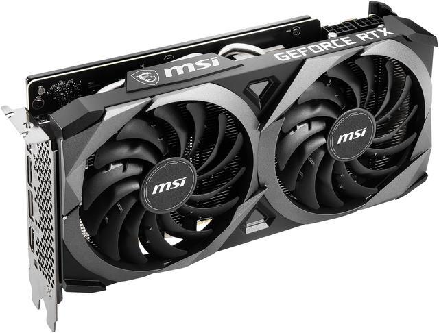 Alt view image 5 of 15 - MSI Ventus GeForce RTX 3070 8GB GDDR6 PCI Express 4.0 Graphics Card RTX 3070 Ventus 2X 8G OC LHR