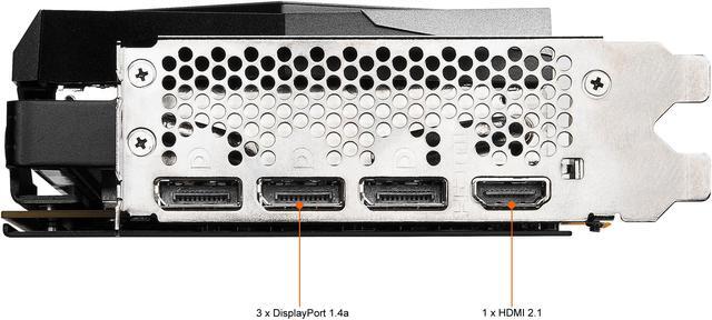 Alt view image 6 of 10 - MSI Gaming GeForce RTX 3060 Ti 8GB GDDR6 PCI Express 4.0 Graphics Card RTX 3060 Ti Gaming X 8G LHR