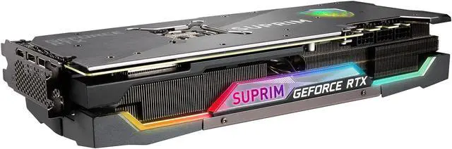 Alt view image 11 of 15 - MSI Suprim GeForce RTX 3080 10GB GDDR6X PCI Express 4.0 Graphics Card RTX 3080 SUPRIM X 10G LHR