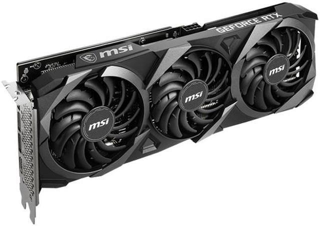 Alt view image 4 of 8 - MSI Ventus GeForce RTX 3060 Ti 8GB GDDR6 PCI Express 4.0 Graphics Card RTX 3060 Ti VENTUS 3X 8G OC LHR