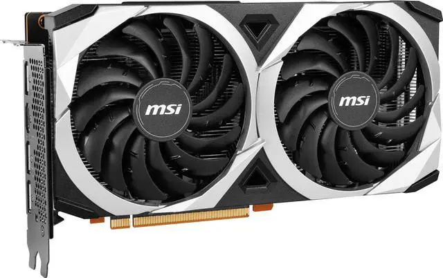 Alt view image 6 of 13 - MSI Mech Radeon RX 6600 XT 8GB GDDR6 PCI Express 4.0 ATX Graphics Card RX 6600 XT MECH 2X 8G OC