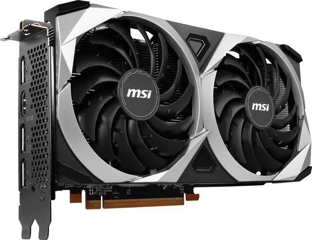 Alt view image 11 of 13 - MSI Mech Radeon RX 6600 XT 8GB GDDR6 PCI Express 4.0 ATX Graphics Card RX 6600 XT MECH 2X 8G OC