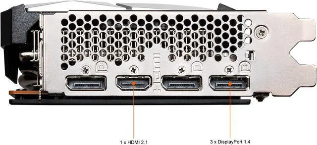 Alt view image 13 of 13 - MSI Mech Radeon RX 6600 XT 8GB GDDR6 PCI Express 4.0 ATX Graphics Card RX 6600 XT MECH 2X 8G OC
