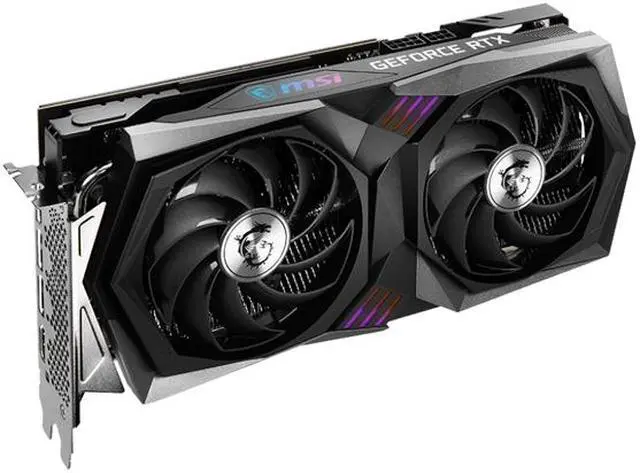 Alt view image 3 of 6 - MSI Gaming GeForce RTX 3060 Ti 8GB GDDR6 PCI Express 4.0 Graphics Card RTX 3060 Ti GAMING 8G LHR