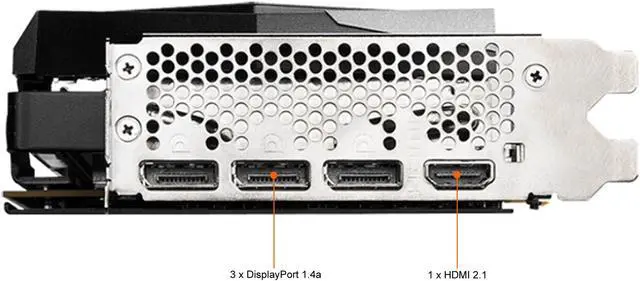 Alt view image 5 of 6 - MSI Gaming GeForce RTX 3060 Ti 8GB GDDR6 PCI Express 4.0 Graphics Card RTX 3060 Ti GAMING 8G LHR