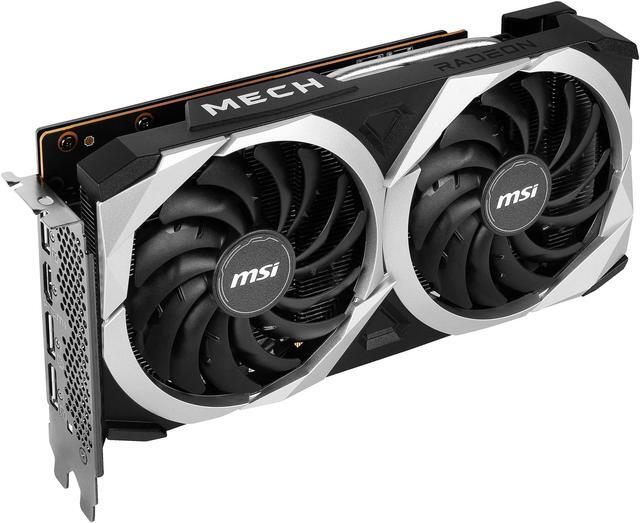 Alt view image 4 of 11 - MSI Mech Radeon RX 6600 8GB GDDR6 PCI Express 4.0 Graphics Card RX 6600 MECH 2X 8G