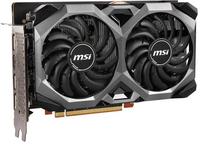 Alt view image 5 of 10 - MSI Mech Radeon RX 6600 XT 8GB GDDR6 PCI Express 4.0 ATX Graphics Card RX 6600 XT MECH 2X 8G OCV1