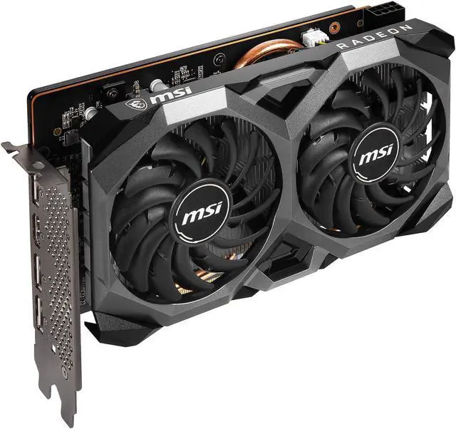Alt view image 6 of 10 - MSI Mech Radeon RX 6600 XT 8GB GDDR6 PCI Express 4.0 ATX Graphics Card RX 6600 XT MECH 2X 8G OCV1