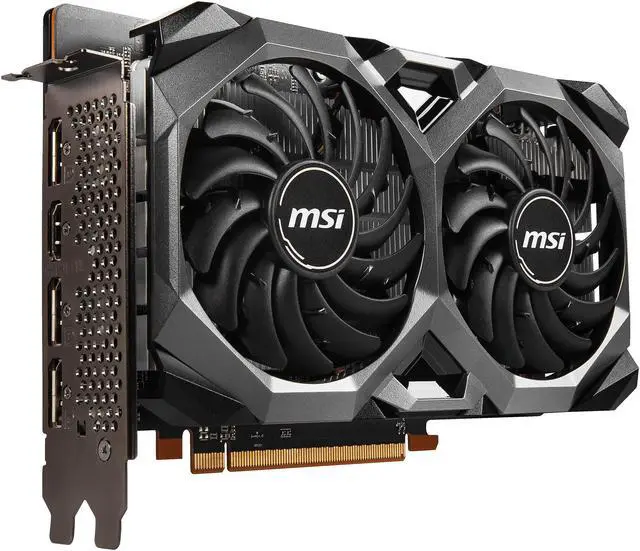 Alt view image 8 of 10 - MSI Mech Radeon RX 6600 XT 8GB GDDR6 PCI Express 4.0 ATX Graphics Card RX 6600 XT MECH 2X 8G OCV1