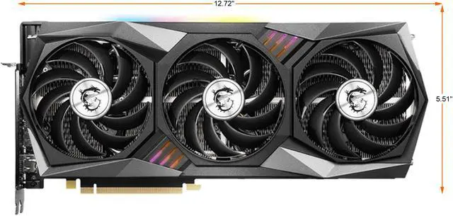 Alt view image 2 of 7 - MSI Gaming GeForce RTX 3060 Ti 8GB GDDR6 PCI Express 4.0 Graphics Card RTX 3060 Ti Gaming TRIO Plus 8G LHR