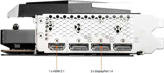 Alt view image 5 of 8 - MSI Gaming Radeon RX 6900 XT 16GB GDDR6 PCI Express 4.0 Graphics Card RX 6900 XT GAMING TRIO 16G