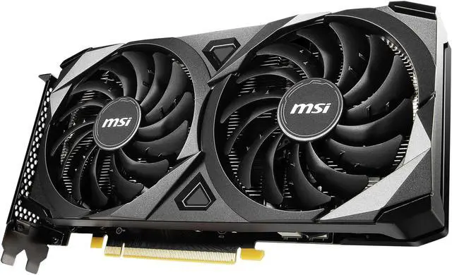 Alt view image 9 of 12 - MSI Ventus GeForce RTX 3050 8GB GDDR6 PCI Express 4.0 Graphics Card RTX 3050 Ventus 2X 8G OC