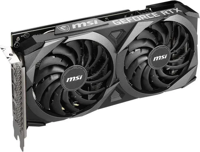 Alt view image 5 of 12 - MSI Ventus GeForce RTX 3050 8GB GDDR6 PCI Express 4.0 Graphics Card RTX 3050 Ventus 2X 8G OC