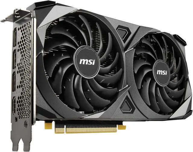 Alt view image 6 of 12 - MSI Ventus GeForce RTX 3050 8GB GDDR6 PCI Express 4.0 Graphics Card RTX 3050 Ventus 2X 8G OC