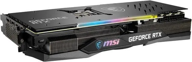 Alt view image 9 of 15 - MSI Gaming GeForce RTX 3080 12GB GDDR6X PCI Express 4.0 ATX Graphics Card RTX 3080 GAMING Z TRIO 12G LHR