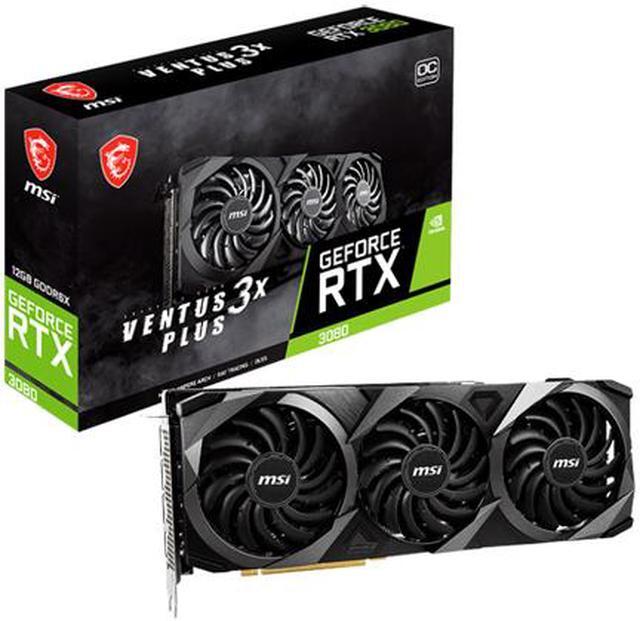 Alt view image 8 of 8 - MSI Ventus GeForce RTX 3080 12GB GDDR6X PCI Express 4.0 Graphics Card RTX 3080 VENTUS 3X PLUS 12G OC LHR