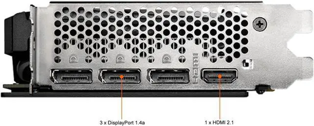 Alt view image 5 of 6 - MSI Ventus GeForce RTX 3050 8GB GDDR6 PCI Express 4.0 Graphics Card RTX 3050 Ventus 2X 8G