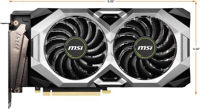 MSI Ventus GeForce RTX 2060 12GB GDDR6 PCI Express 3.0 x16 