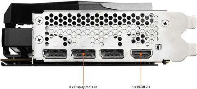 Alt view image 5 of 6 - MSI Gaming GeForce RTX 3060 12GB GDDR6 PCI Express 4.0 Graphics Card RTX 3060 GAMING 12G