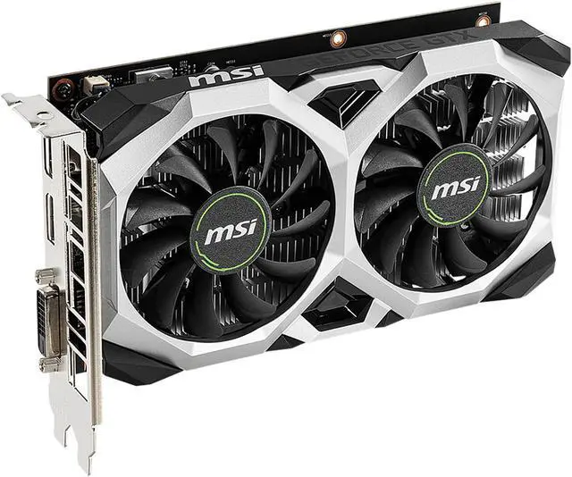Alt view image 3 of 7 - MSI Ventus GeForce GTX 1650 4GB GDDR5 PCI Express 3.0 x16 Graphics Card GTX 1650 VENTUS XS 4G