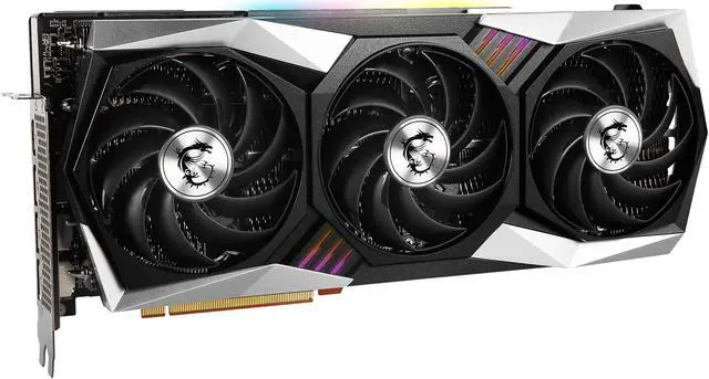 Alt view image 5 of 10 - MSI Gaming Radeon RX 6950 XT 16GB GDDR6 PCI Express 4.0 Graphics Card RX 6950 XT GAMING X TRIO 16G