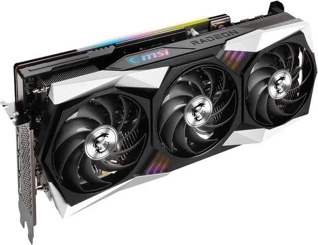 Alt view image 6 of 10 - MSI Gaming Radeon RX 6950 XT 16GB GDDR6 PCI Express 4.0 Graphics Card RX 6950 XT GAMING X TRIO 16G