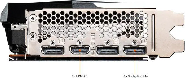Alt view image 6 of 9 - MSI Gaming Radeon RX 6650 XT 8GB GDDR6 PCI Express 4.0 Graphics Card RX 6650 XT GAMING X 8G