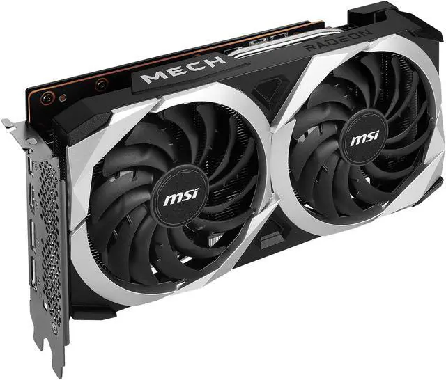 Alt view image 4 of 10 - MSI Mech Radeon RX 6650 XT 8GB GDDR6 PCI Express 4.0 Graphics Card RX 6650 XT MECH 2X 8G OC