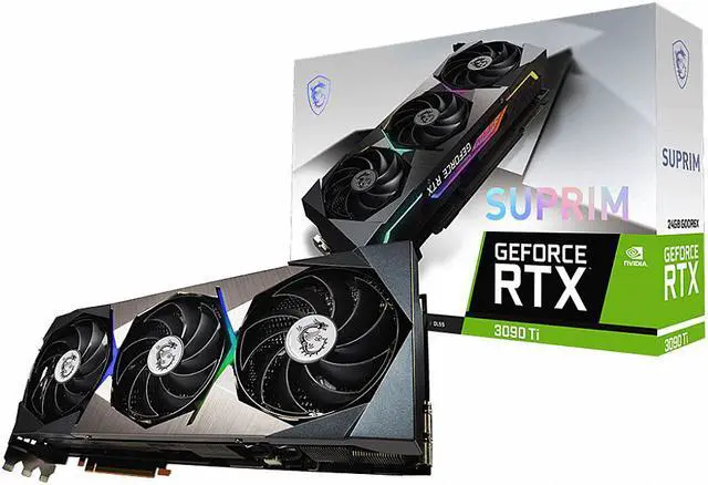 Alt view image 5 of 5 - MSI Suprim GeForce RTX 3090 Ti 24GB GDDR6X PCI Express 4.0 SLI Support Graphics Card RTX 3090 Ti SUPRIM 24G