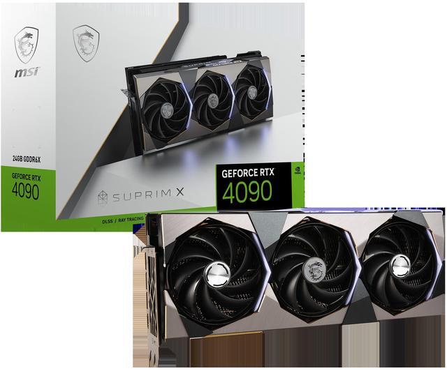 Alt view image 13 of 12 - MSI Suprim GeForce RTX 4090 24GB GDDR6X PCI Express 4.0 Graphics Card RTX 4090 SUPRIM X 24G