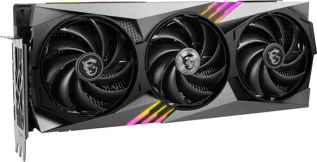 Alt view image 5 of 9 - MSI Gaming GeForce RTX 4090 24GB GDDR6X PCI Express 4.0 Video Card RTX 4090 GAMING X TRIO 24G