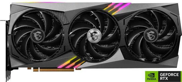 Alt view image 3 of 10 - MSI Gaming GeForce RTX 4090 24GB GDDR6X PCI Express 4.0 Graphics Card RTX 4090 GAMING TRIO 24G