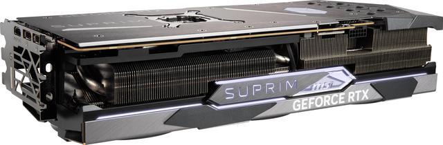 Alt view image 7 of 14 - MSI Suprim X GeForce RTX 4080 16GB GDDR6X PCI Express 4.0 Graphics Card RTX 4080 16GB SUPRIM X